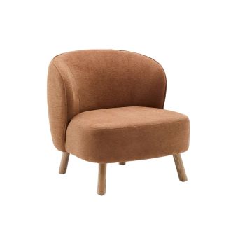 Ontdek de Kave Home Ulit fauteuil met ronde vormen en compact ontwerp. Functioneel, stijlvol en comfortabel voor elke hoek van je huis.